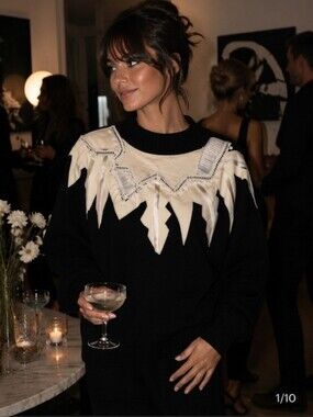 Vintage Sweater by Couture Designer Lillie Rubin